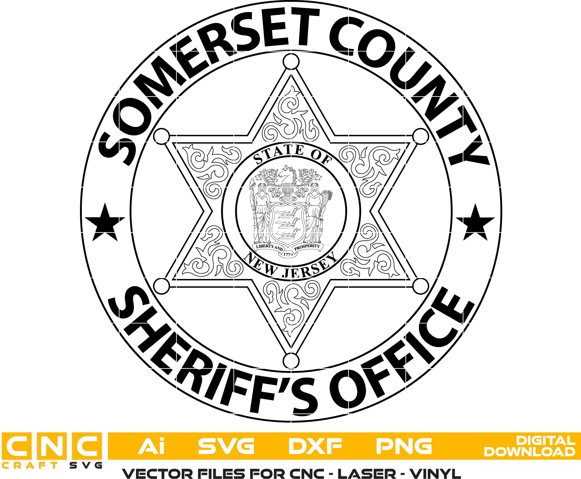 Somerset County Sheriff Badge