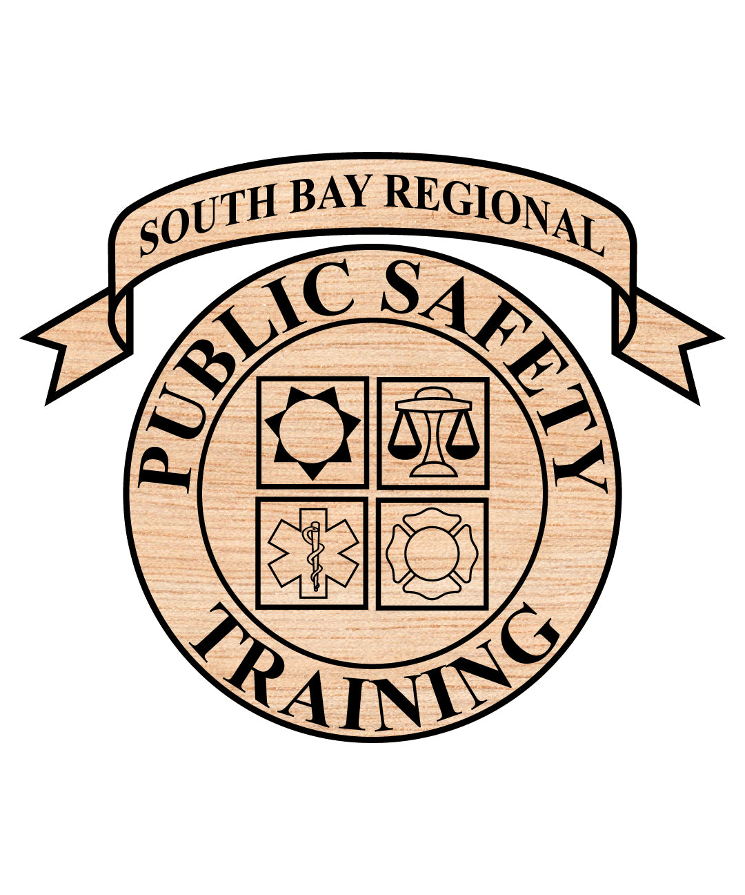 South Bay Regional Public Safety Training Unit Logo SVG, Public Safety Training Emblem, South Bay Training Logo Vector, Law Enforcement Training Logo, Public Safety Unit Emblem