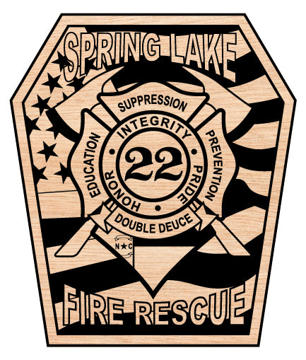 Spring Lake Fire And Rescue Department Badge