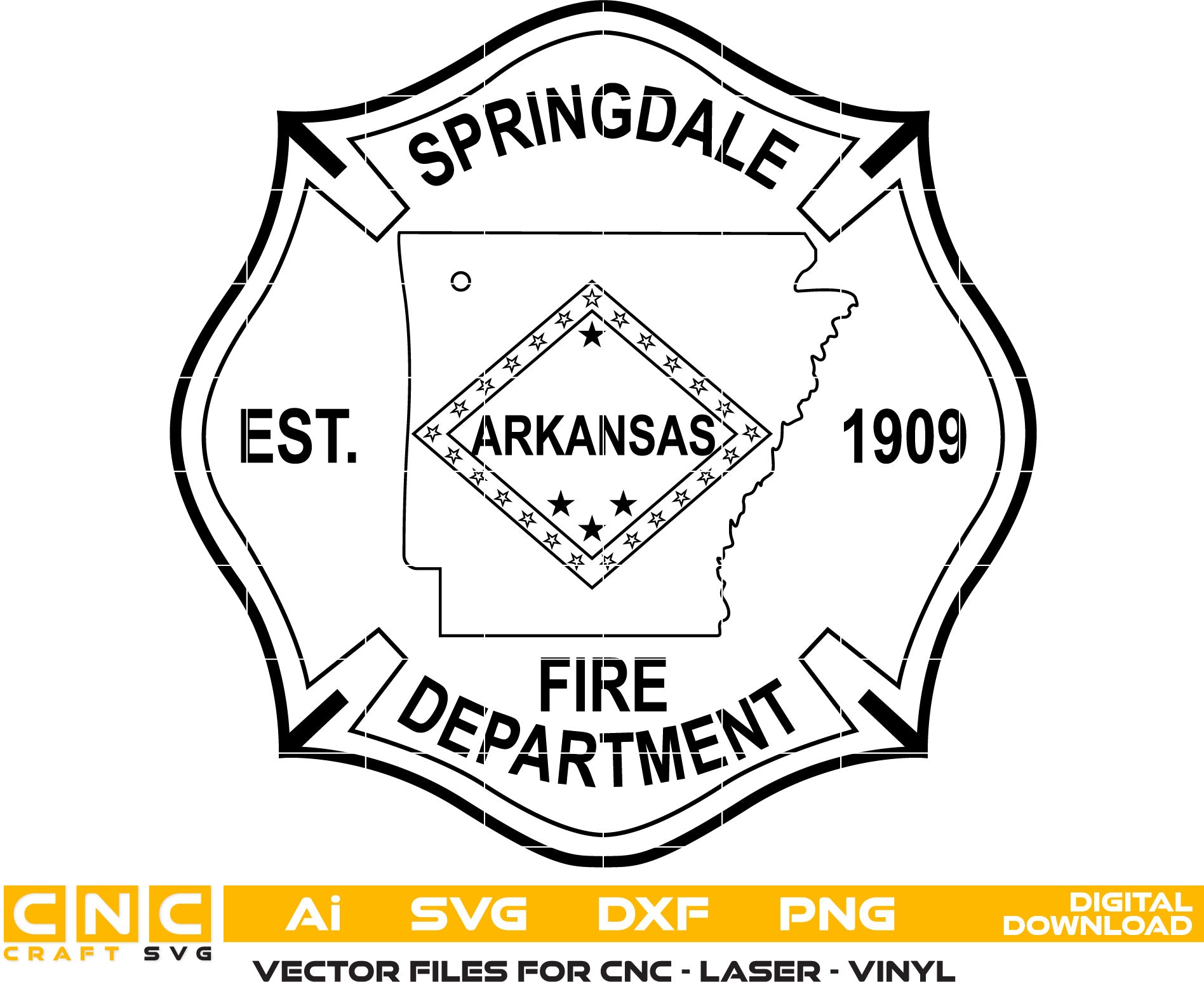 Springdale Fire Dept Badge, Springdale Fire Dept logo, Springdale Fire Dept vector art