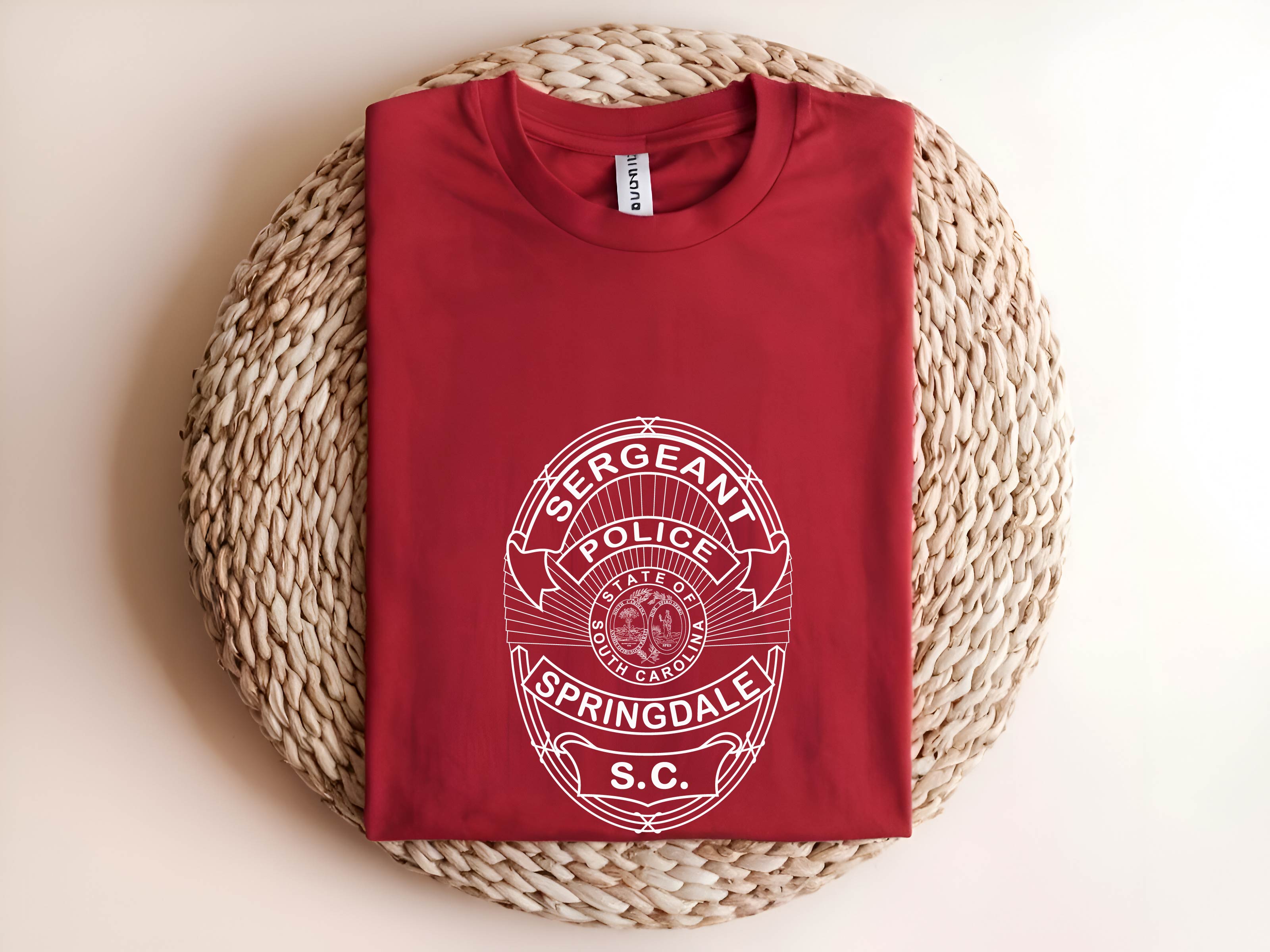 Springdale Police Sergeant Badge SVG, Springdale Police Sergeant Badge Vector, Police Sergeant Badge Emblem, Law Enforcement Badge SVG, Sergeant Badge Vector File