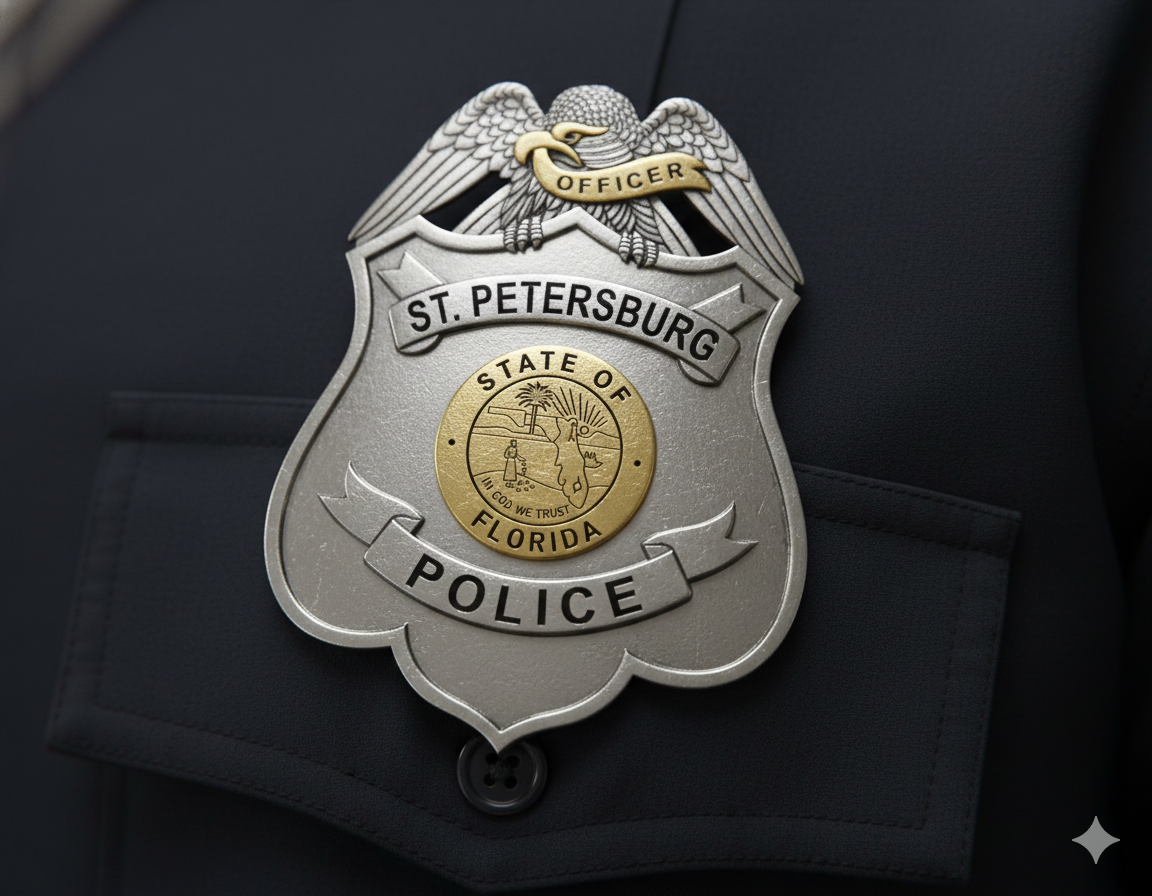 St. Petersburg Police Officer Badge SVG
St Petersburg Police Officer Badge Vector
St Petersburg Police Emblem Design
Police Officer Badge SVG St Petersburg
St Petersburg Law Enforcement Officer Badge
