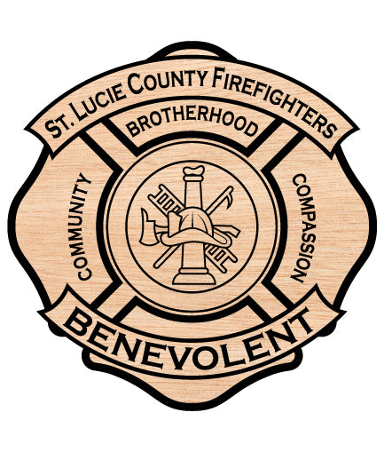 St. Lucie County Firefighters Benevolent Emblem Brotherhood And Compassion Badge
