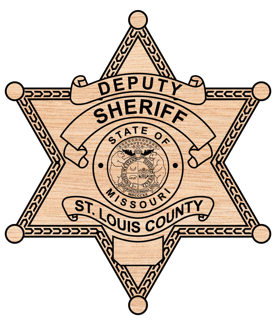 St. Louis County Deputy Sheriff Badge SVG
St. Louis County Sheriff Badge Vector
Law Enforcement Badge St. Louis County
Deputy Sheriff Badge SVG
St. Louis County Sheriff Emblem