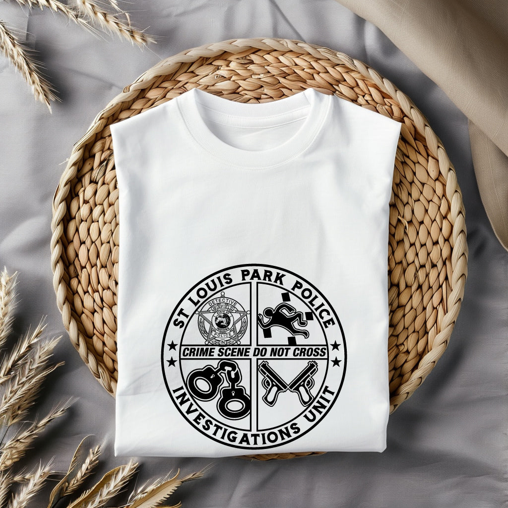 St Louis Park Police Criminal Investigations Coin SVG, St Louis Park CID Emblem, Police Detective Coin Vector, Criminal Investigations Logo, St Louis Park Police SVG