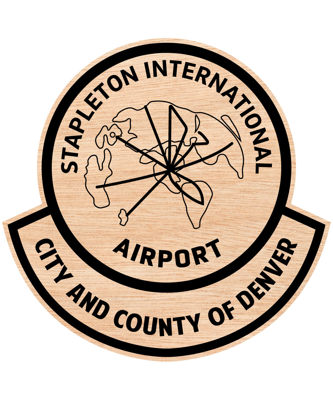 Stapleton International Airport County of Denver Logo SVG