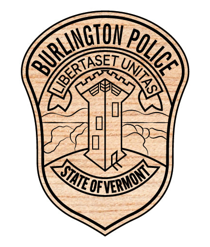burlington police patch svg, burlington vermont police patch vector, burlington vt police svg emblem, vermont police department patch svg, #support