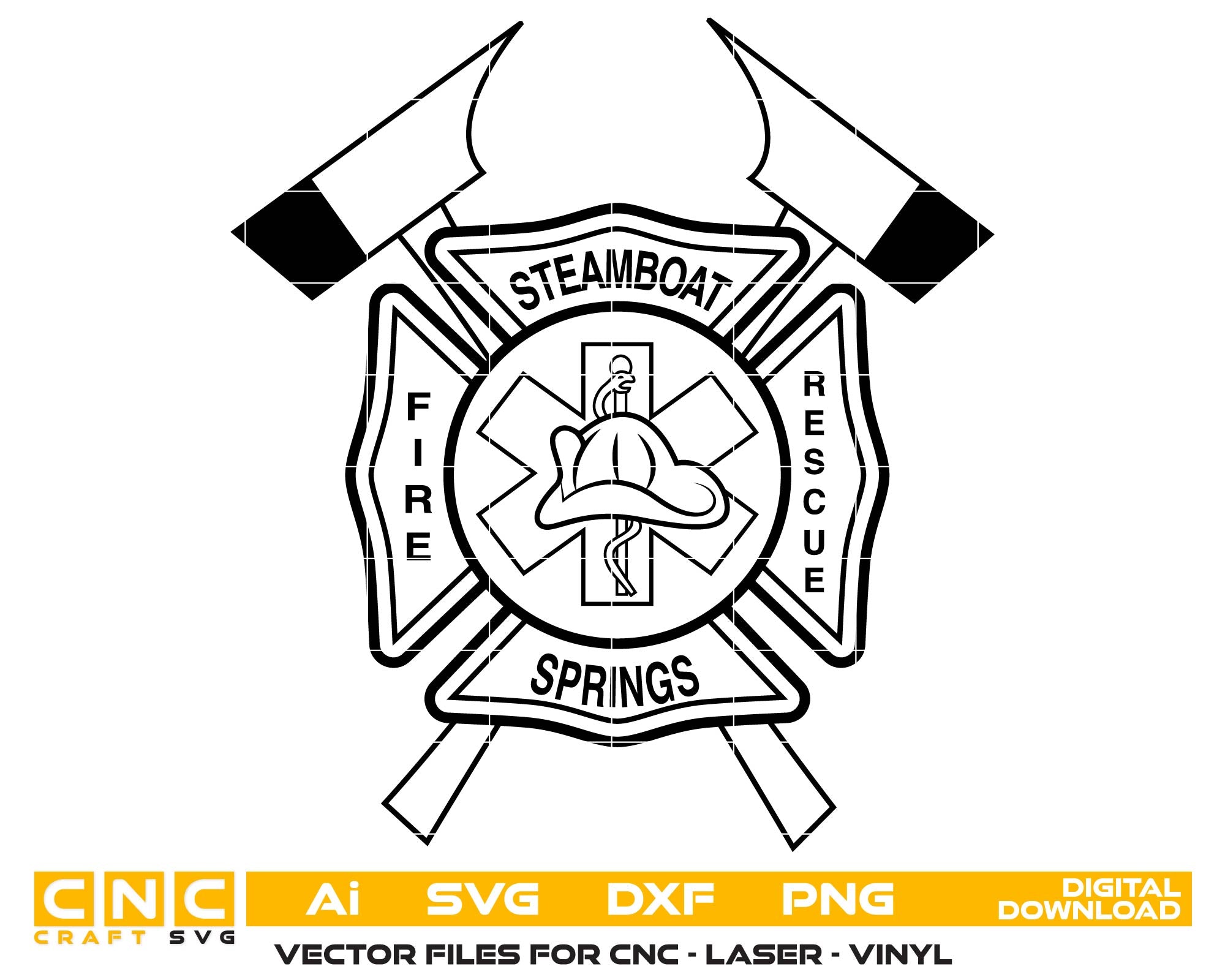 Spring Fire Rescue Logo Steamboat Springs Fire Rescue Badge