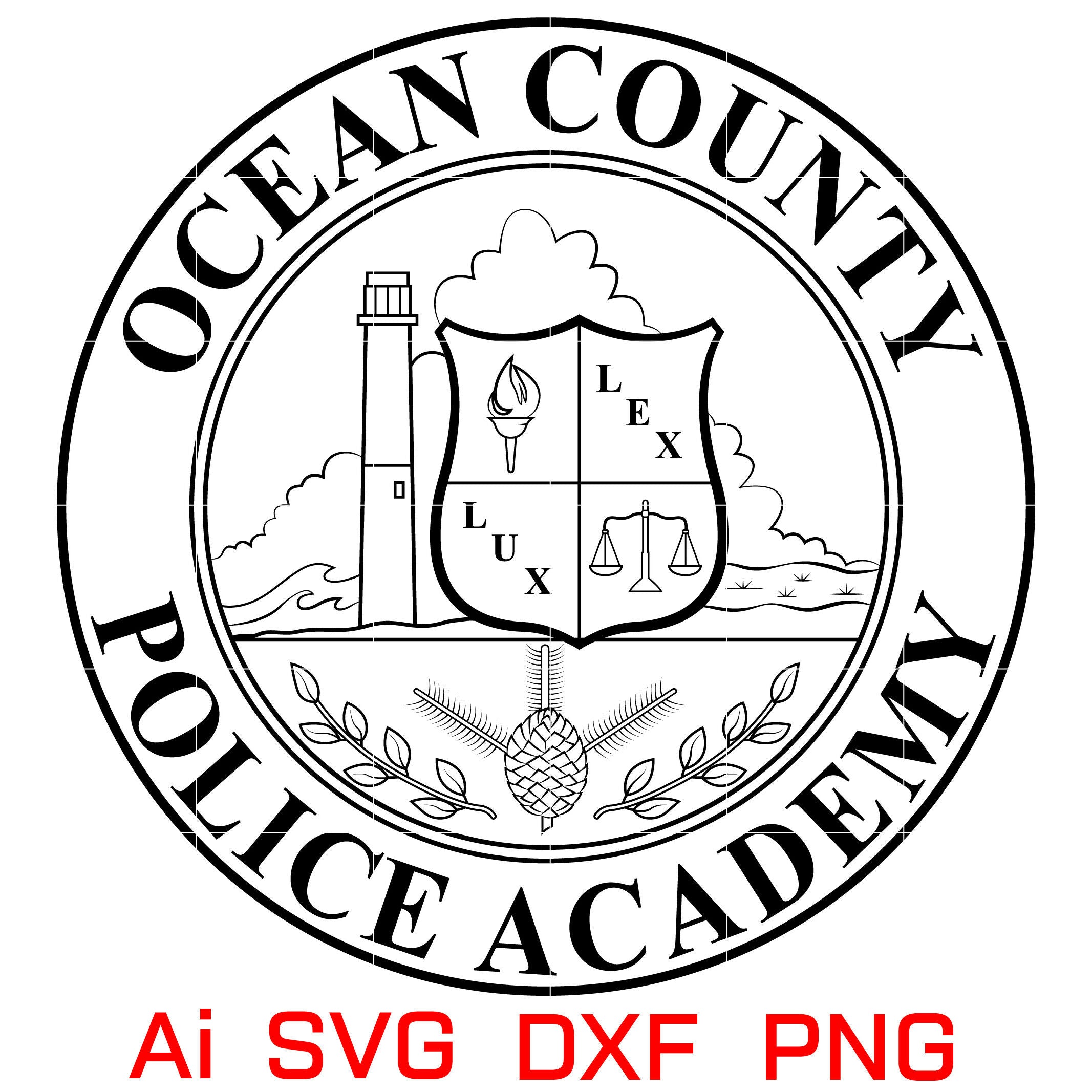 Ocean County Police Academy Seal