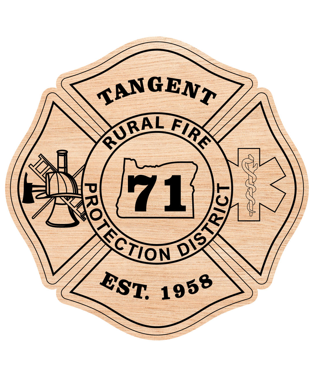 Tangent Rural Fire Protection District Badge