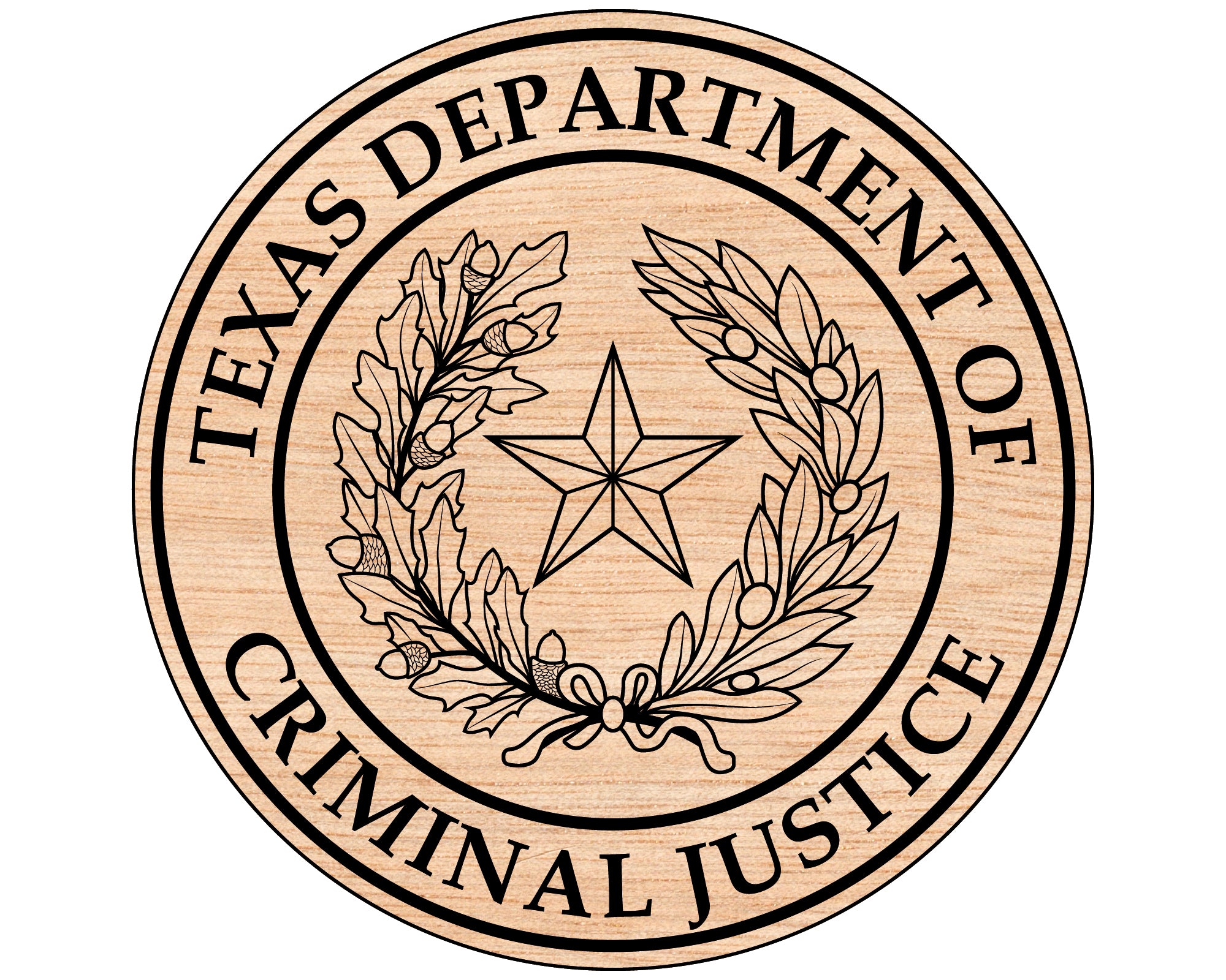 Texas Department of Criminal Justice Logo SVG, TDCJ Vector File, Texas Justice Logo SVG, Law Enforcement Badge SVG, Texas State Logo Design