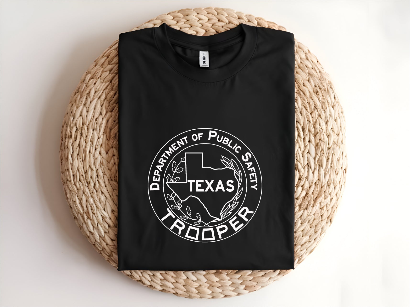 Texas Trooper Department of Public Safety Badge SVG digital download, Texas DPS trooper emblem vector design for Cricut, Silhouette, CNC, engraving, and law enforcement craft projects.