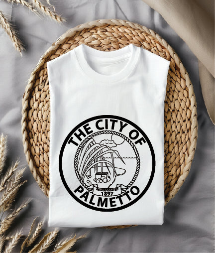 The City Of Palmetto Incorporated 1897 Logo.