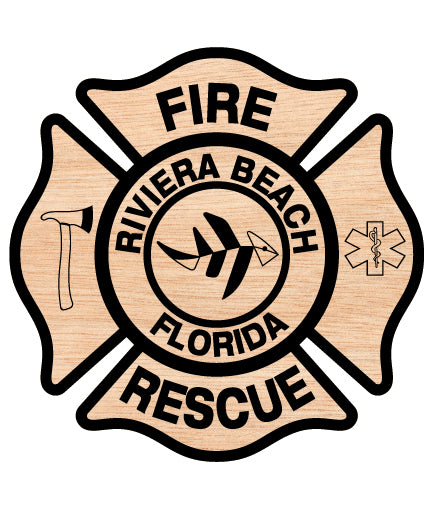 The City Of Riviera Beach Fire Rescue Badge