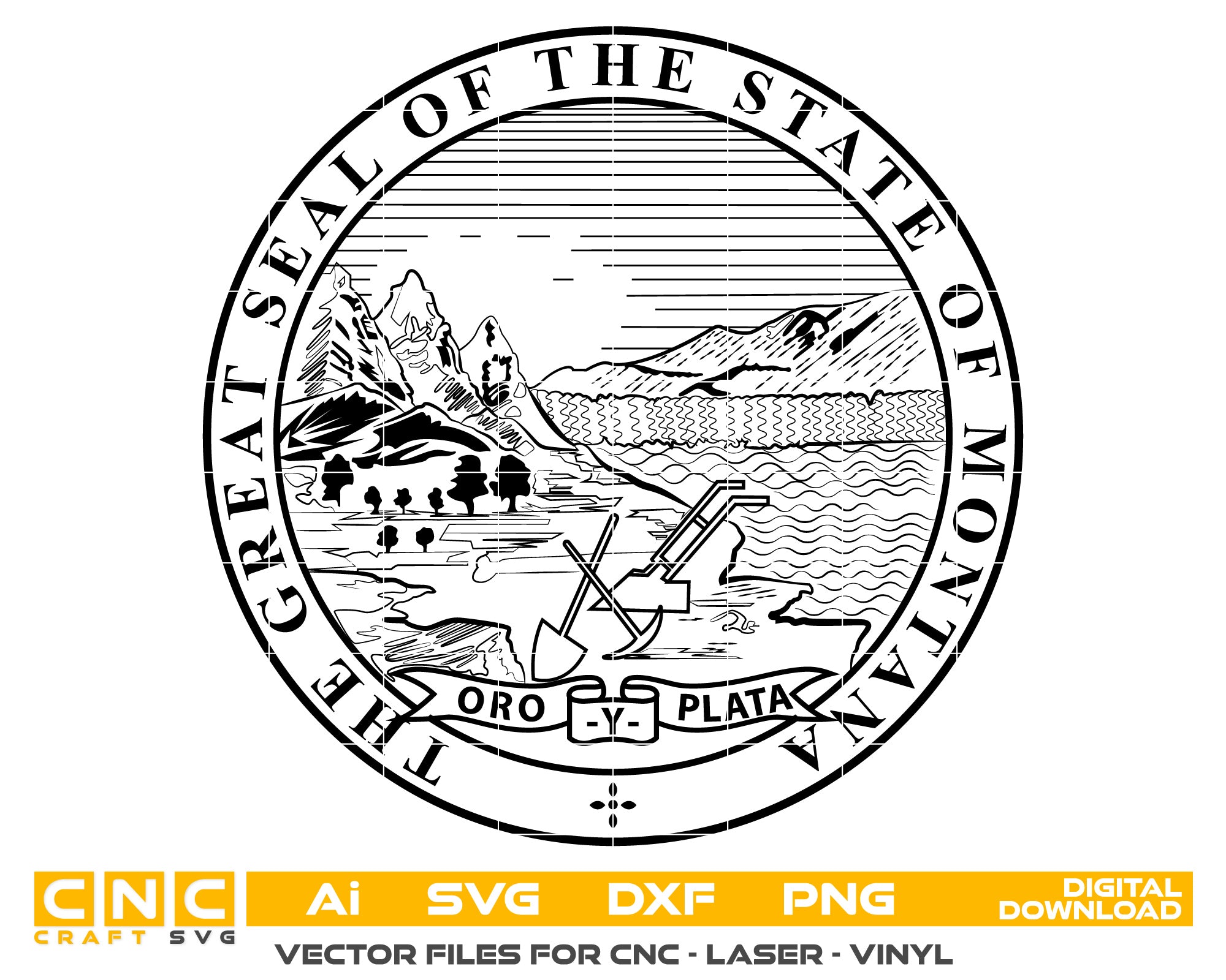 State of Montana Seal vector file