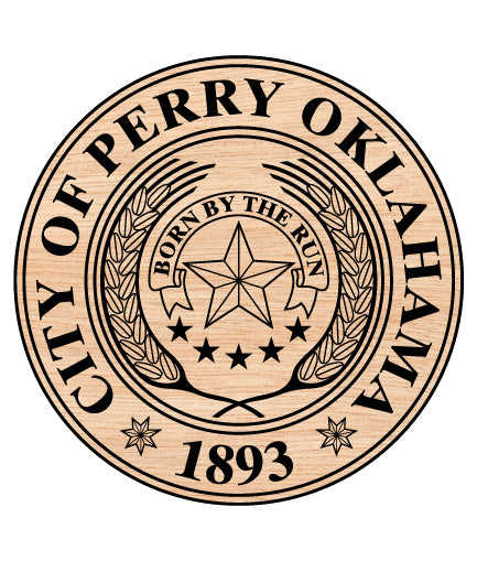 The Seal Of The City Of Perry, Oklahoma