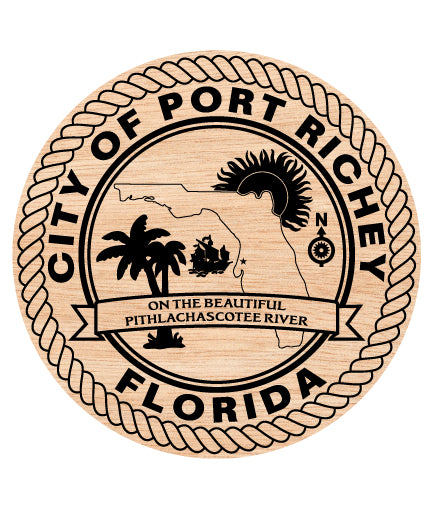 The Seal Of The City Of Port Richey, Florida