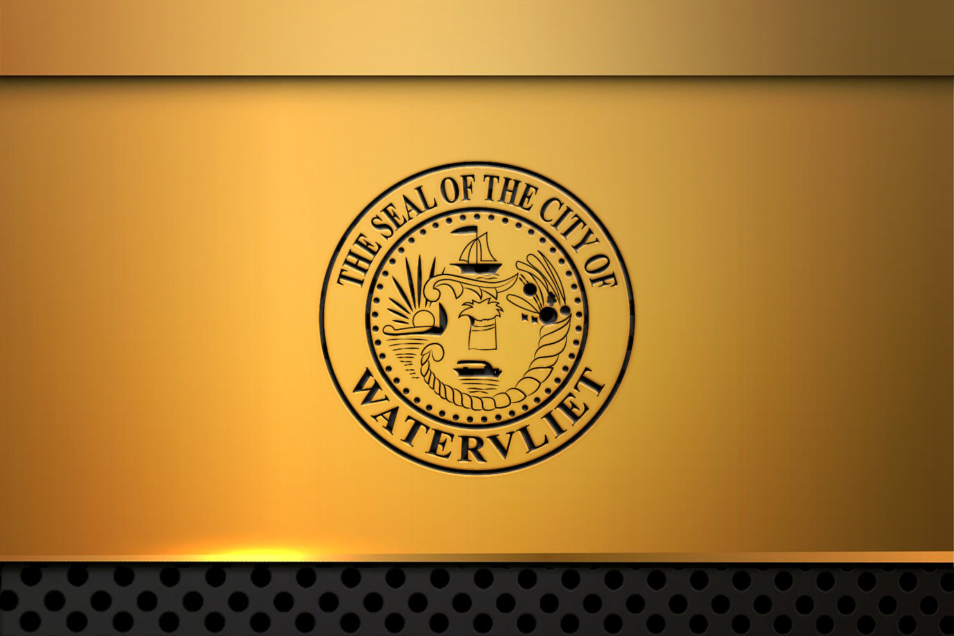 The Seal of The City of  Watervliet, NY