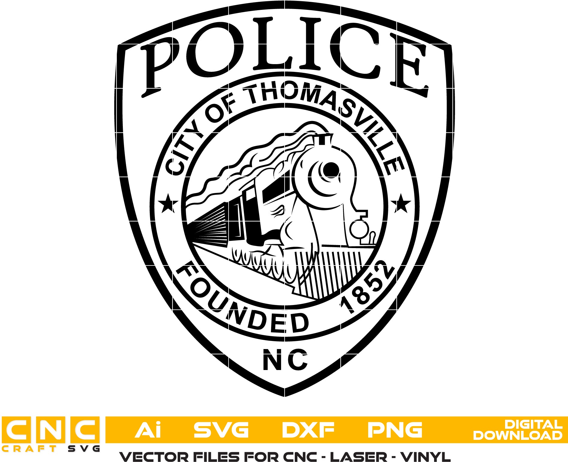 Thomasville Police Department Badge