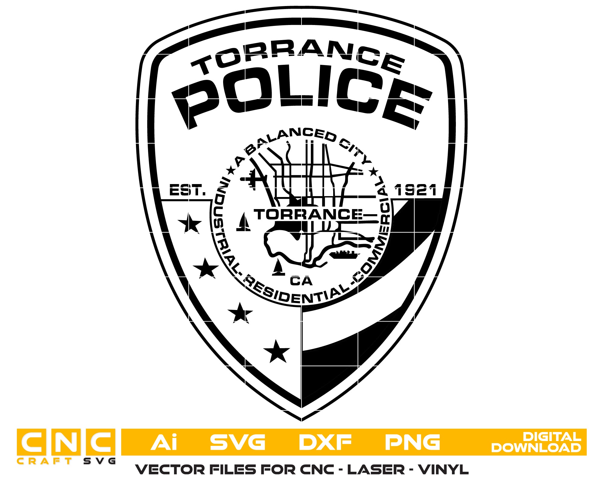 Torrance Police Department Badge