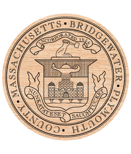 Town Of Bridgewater Seal SVG, Bridgewater Massachusetts Town Seal Vector, Bridgewater Civic Emblem SVG, Massachusetts Town Seal SVG Design, Bridgewater Official Seal