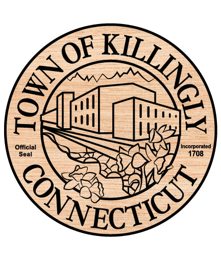 Town of Killingly Seal SVG, Killingly Town Seal Vector, Official Killingly Emblem SVG, Killingly Connecticut Town Seal, Killingly Municipal Seal Logo