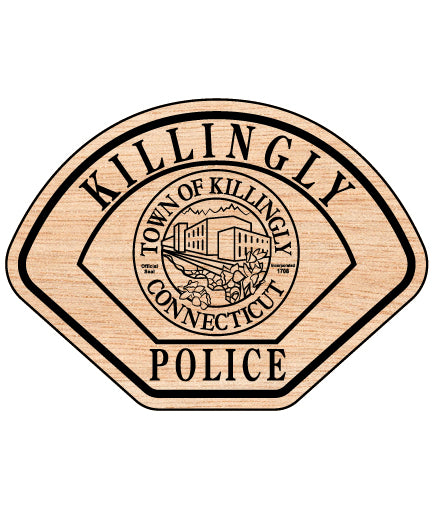 Town of Killingly Police Department Patch SVG, Killingly CT Police Patch Vector, Connecticut Police Department Emblem SVG, Killingly Police Logo, Killingly PD Patch
