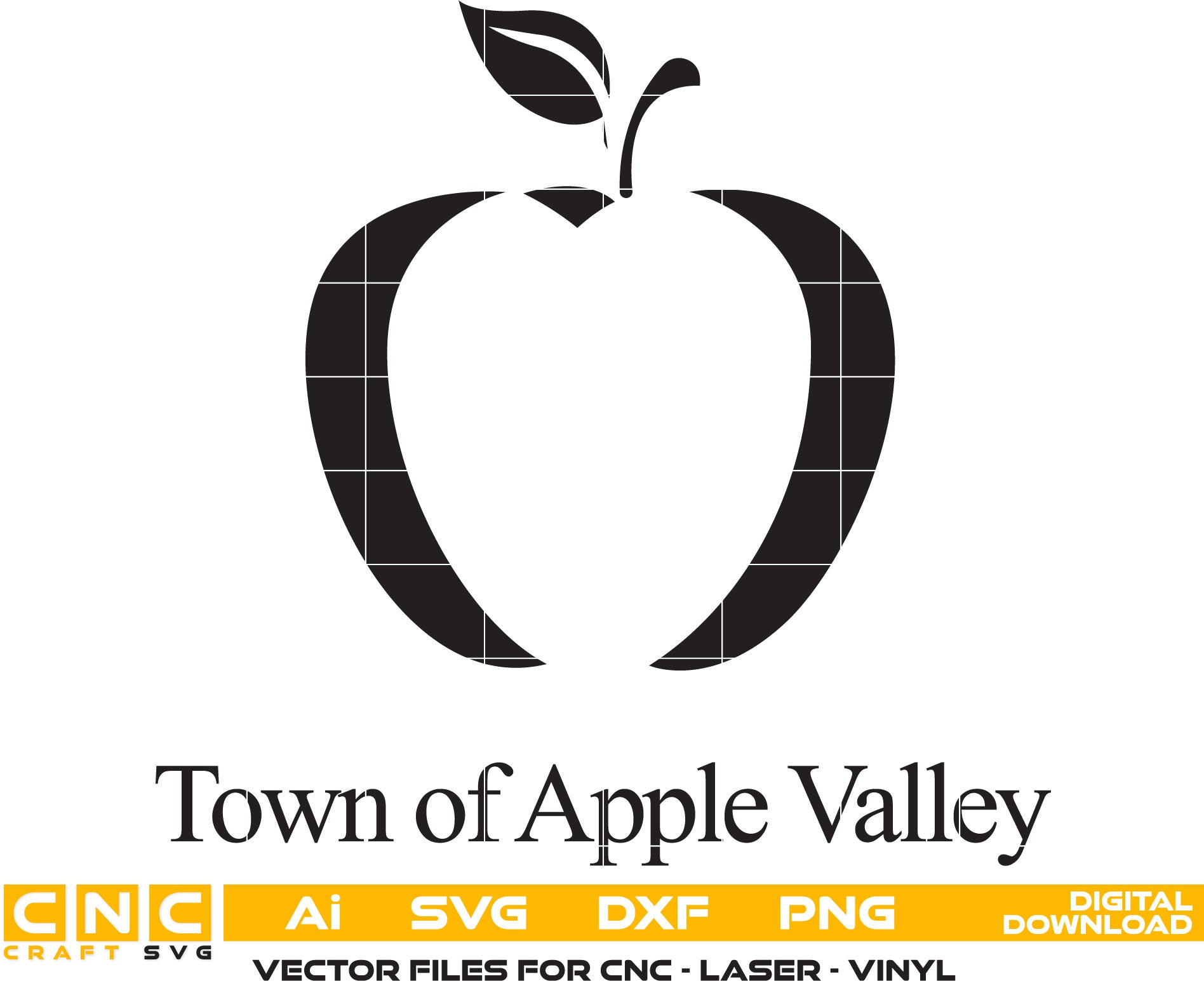 Town of Apple Valley Seal, Town of Apple Valley logo, Town of Apple Valley vector art