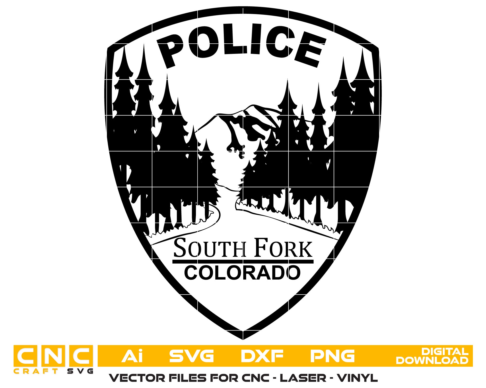 Town of South Fork  Police Badge, Colorado