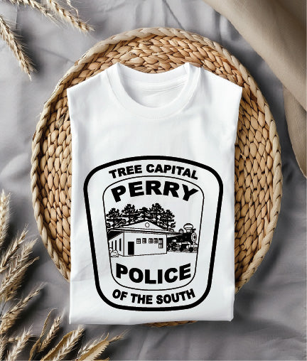 Tree Capital Of The South Police Perry Badge