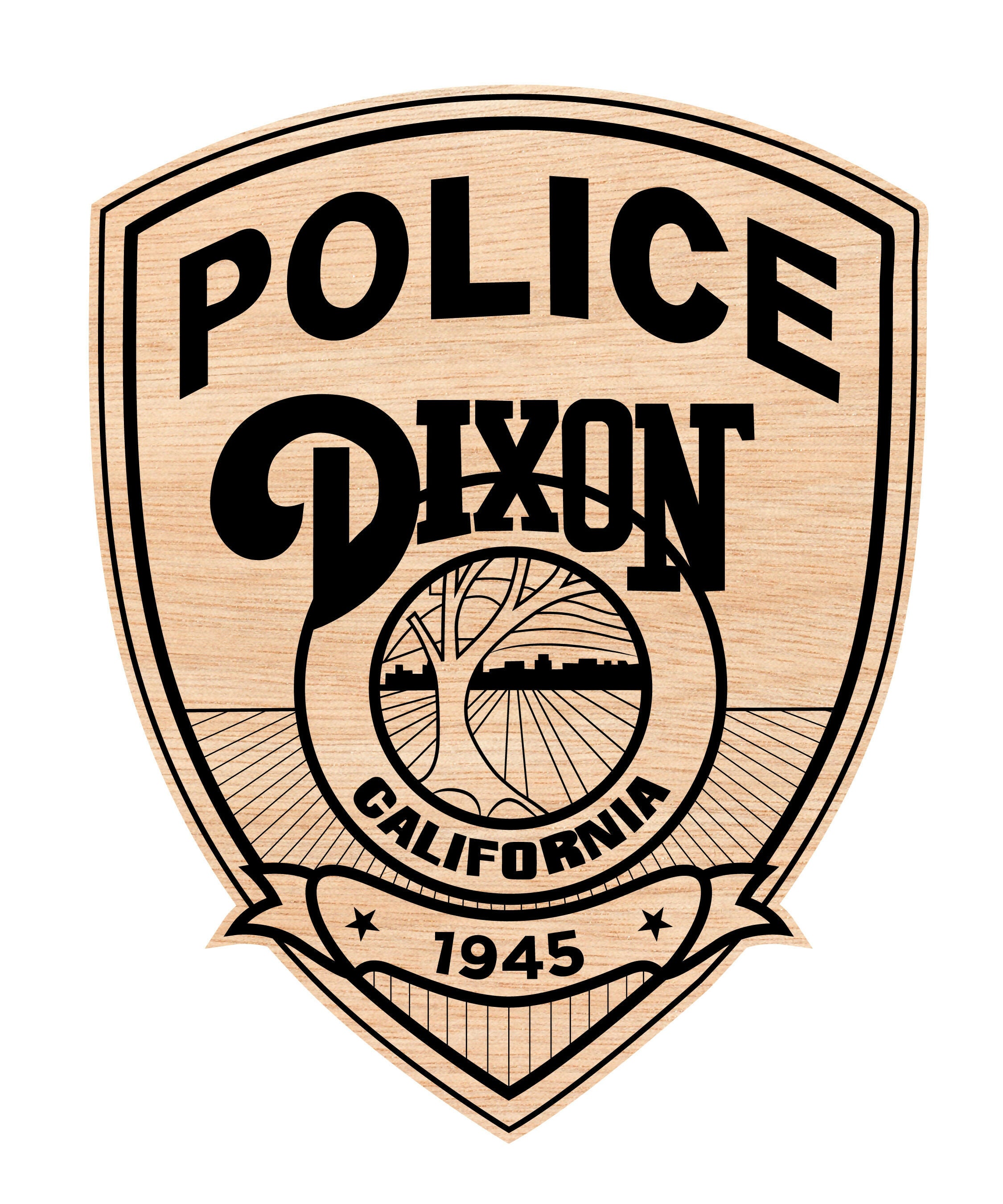 Dixon California Police Badge SVG | Vector Art Digital File