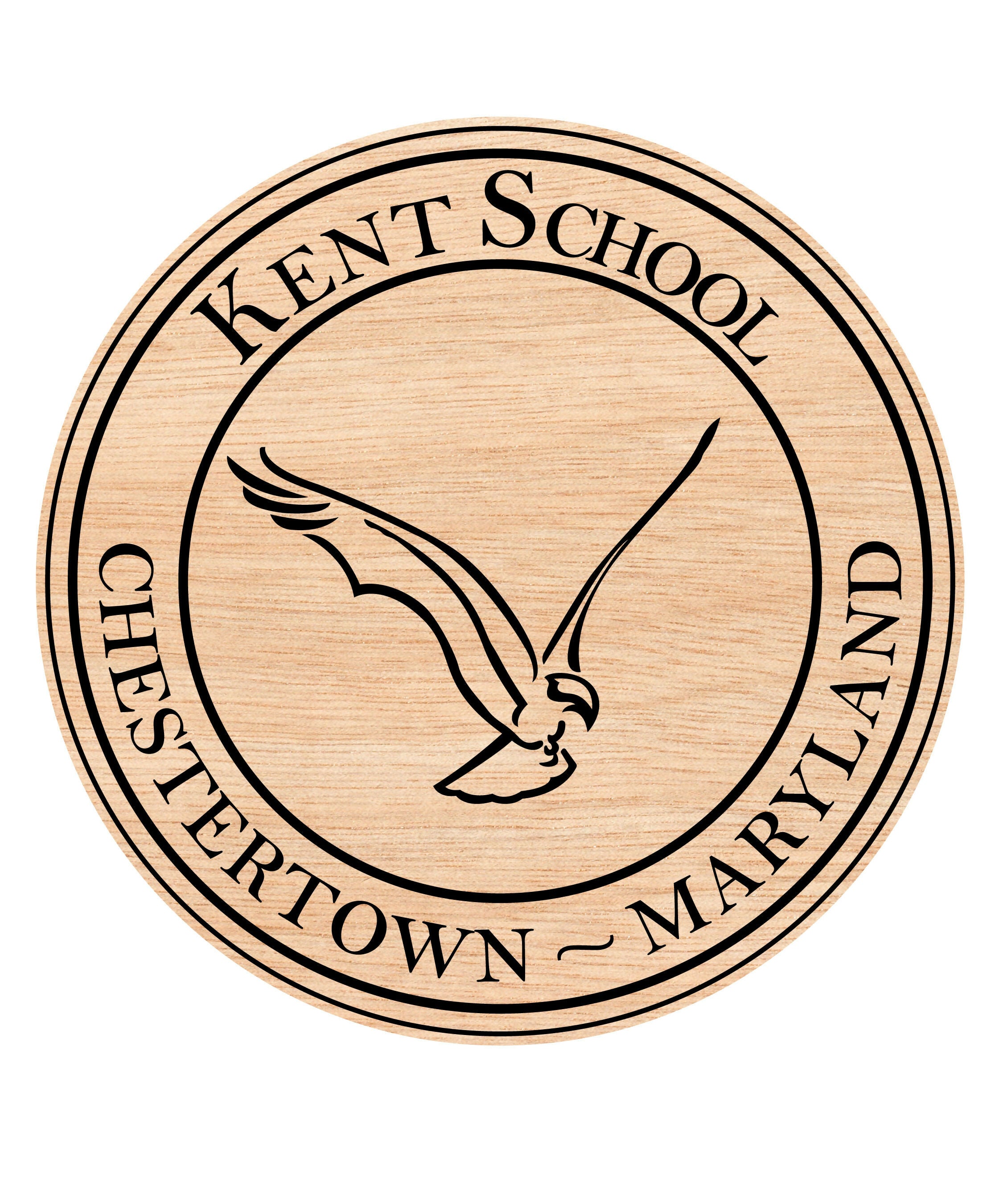 Kent School Chestertown Maryland Seal Wooden