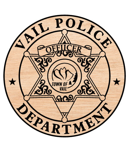 Vail Police Officer Shariff Badge