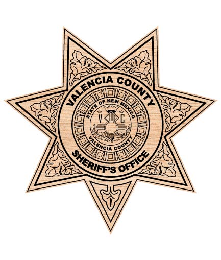 Valencia County Sheriff’s Office Badge SVG, Valencia County Sheriff Badge Vector, New Mexico Sheriff Badge SVG, Valencia Law Enforcement Emblem Vector, Sheriff’s Office Badge New Mexico