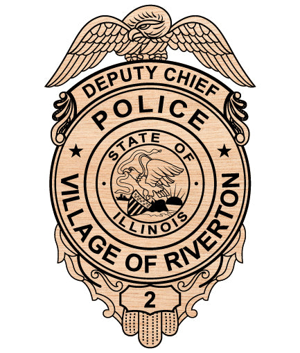 Village Of Riverton Police Deputy Chief Badge, Illinois Svg
Police Deputy Chief Badge
Riverton Police Badge
Police Badge
Illinois Badge