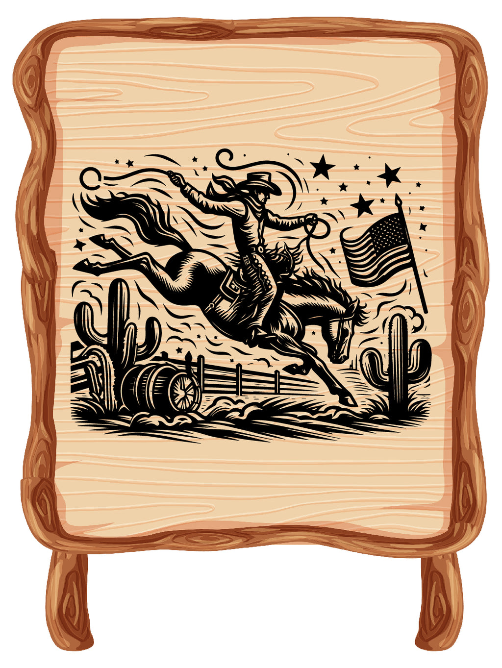First Rodeo Vectors Vintage Rodeo Vector – Digital Download