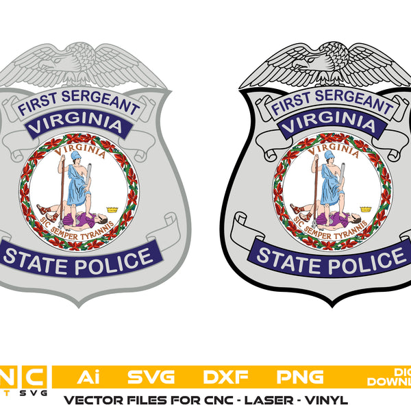 Va Police Sergeant Badge