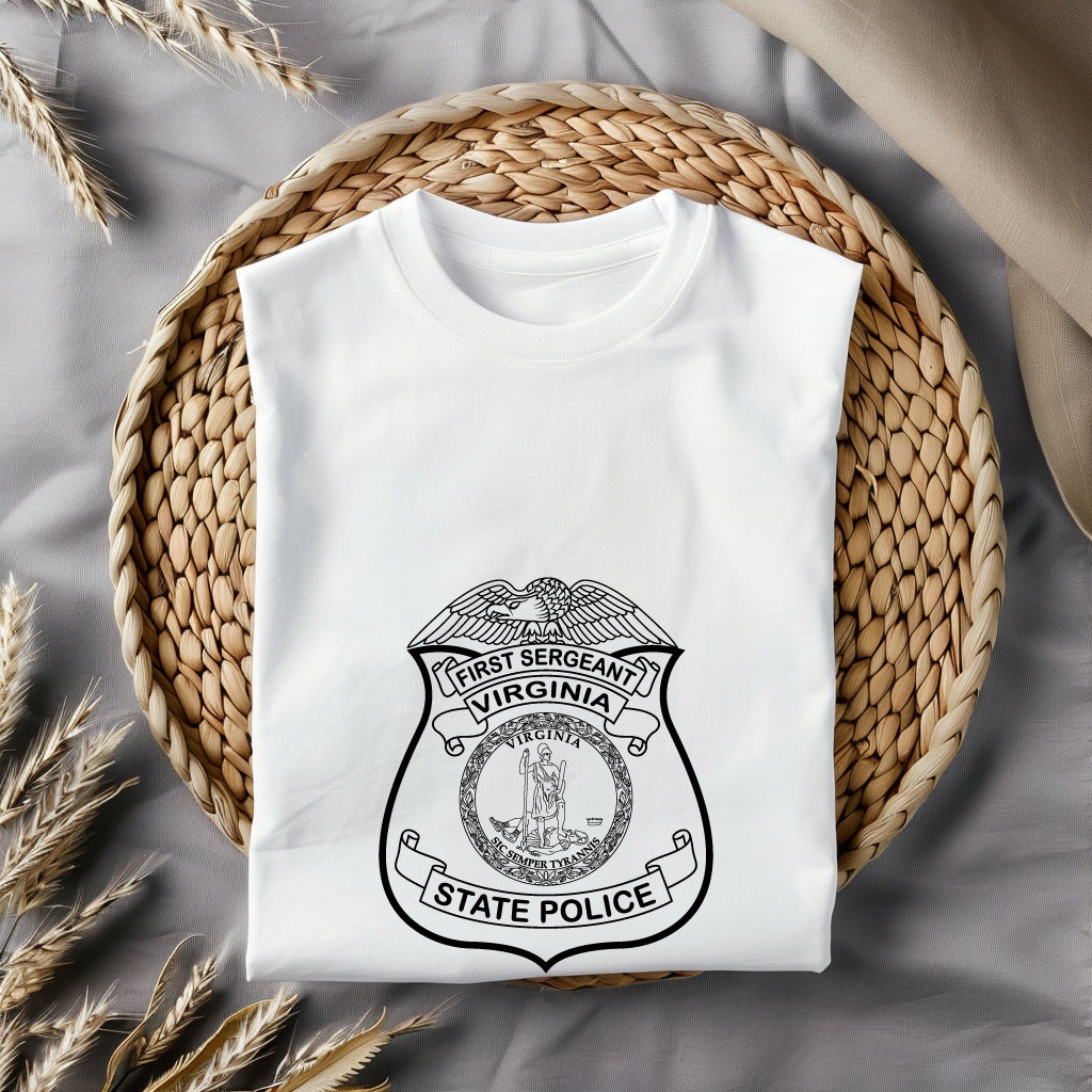 Virginia State Police Sergeant Badge SVG