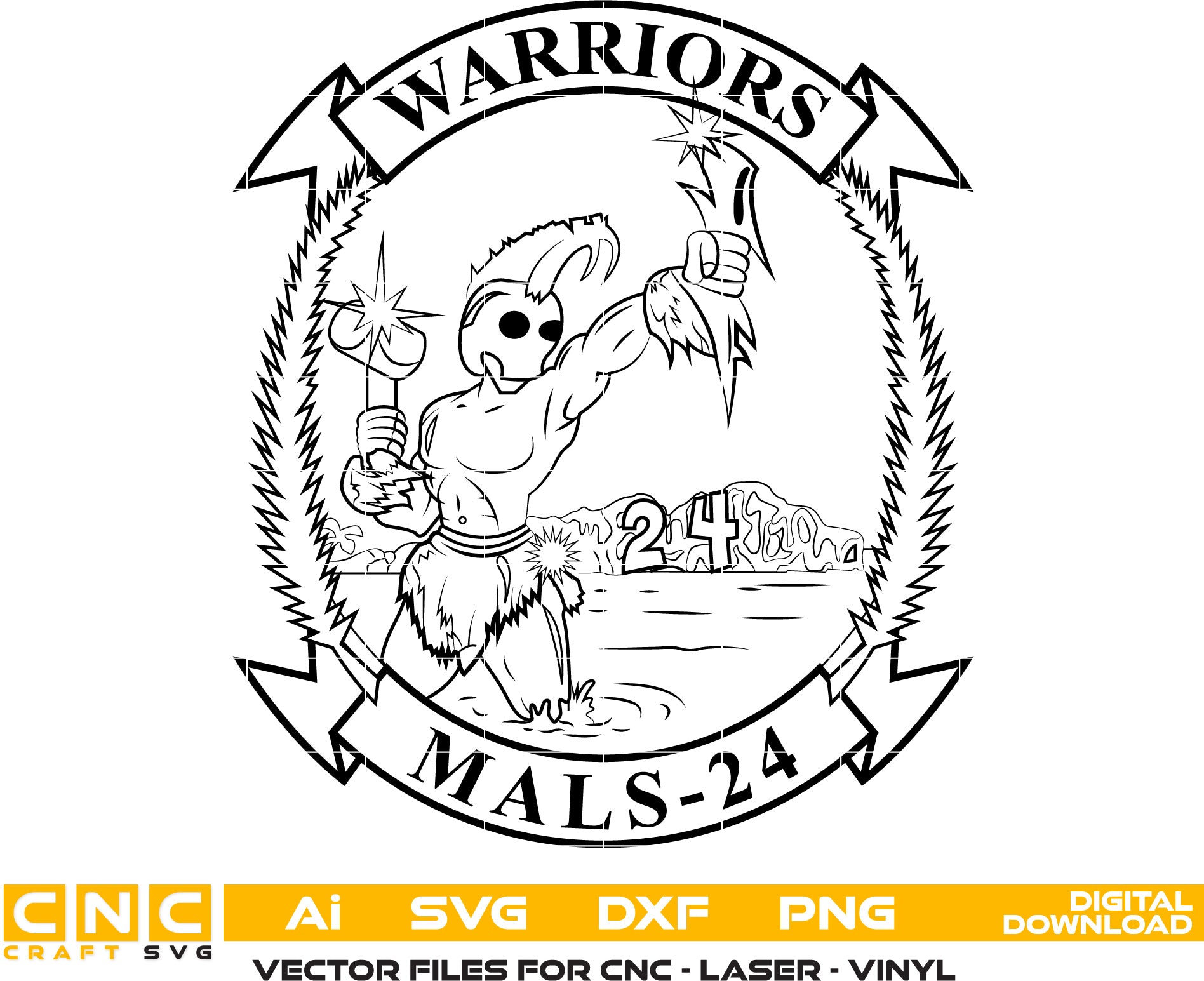 Warriors Mals - 24 Logo, Warriors Mals - 24 Seal, Warriors Mals - 24 vector art