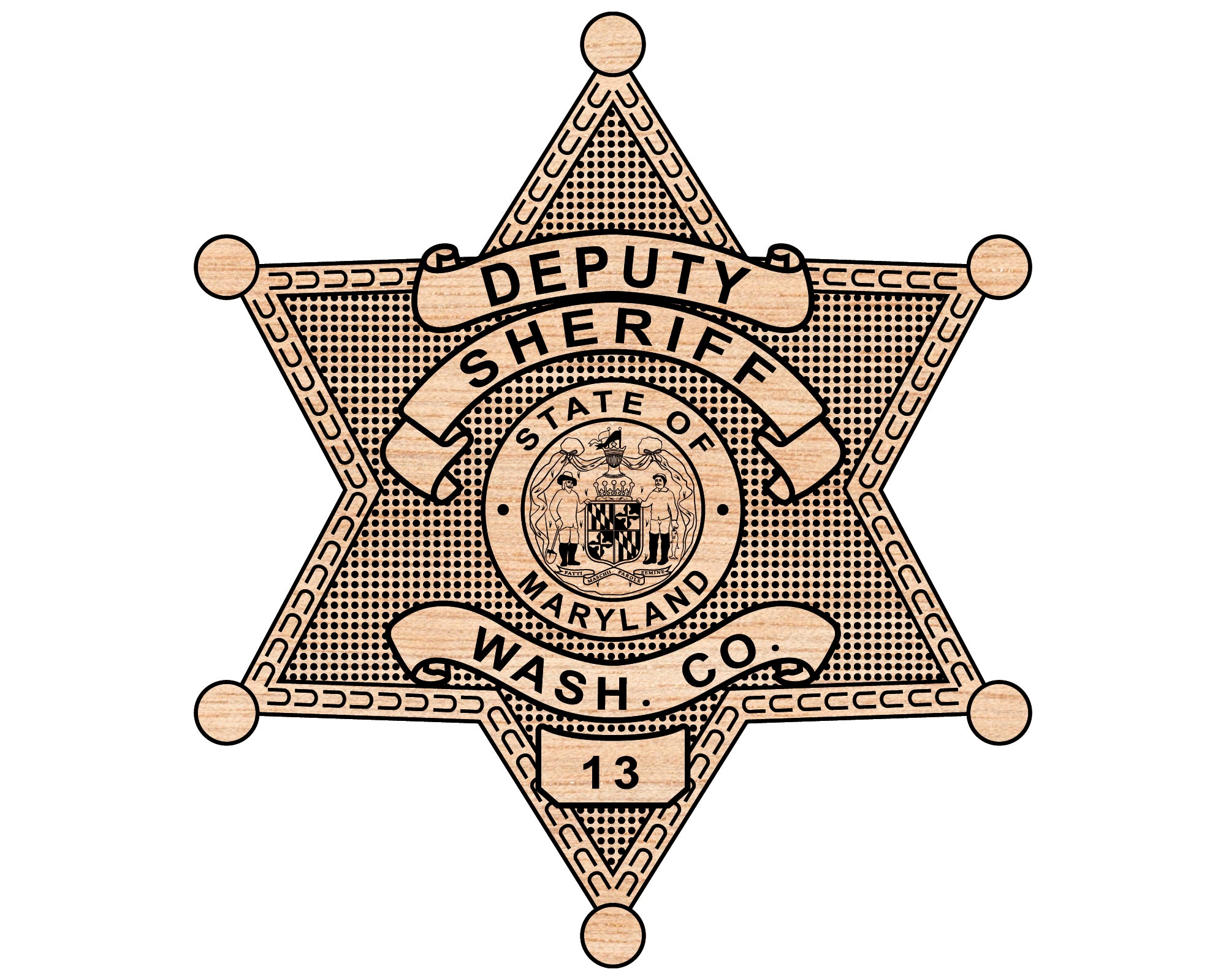 Washington County Deputy Sheriff Badge SVG, Deputy Sheriff Logo Vector, Sheriff Badge Digital File, Law Enforcement Badge SVG, Washington County Police Vector