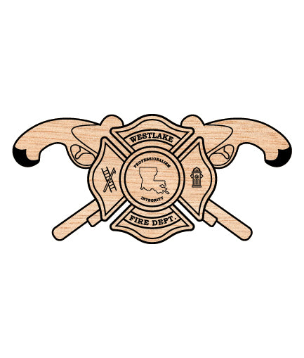 Westlake Fire Department Badge SVG, Westlake Firefighter Badge Vector, Texas Fire Department Emblem SVG, Westlake Firefighter Patch SVG, Firefighter Badge Vector