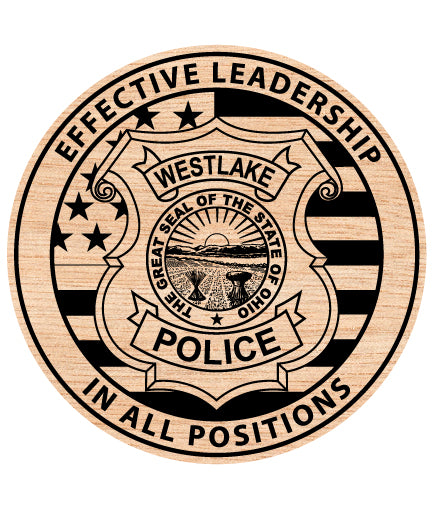 Westlake Police Leadership Badge SVG, Westlake Ohio Police Badge Vector, Police Leadership Emblem SVG, Westlake Police Department Badge SVG, Ohio Law Enforcement Vector
