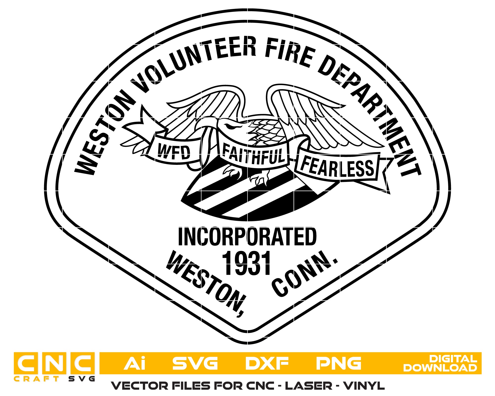 Weston Volunteer Fire Department Patch