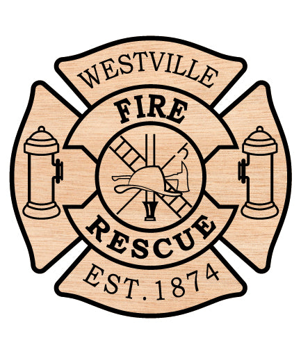 Westville Fire & Rescue Department Badge