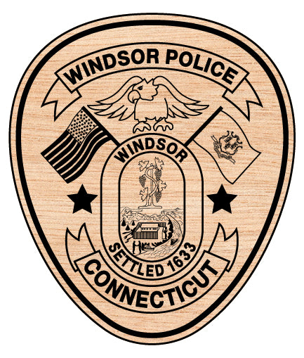 Windsor Police Department Patch SVG, Windsor CT Police Patch Vector, Connecticut Police Emblem SVG, Windsor Law Enforcement Patch, Windsor PD Logo