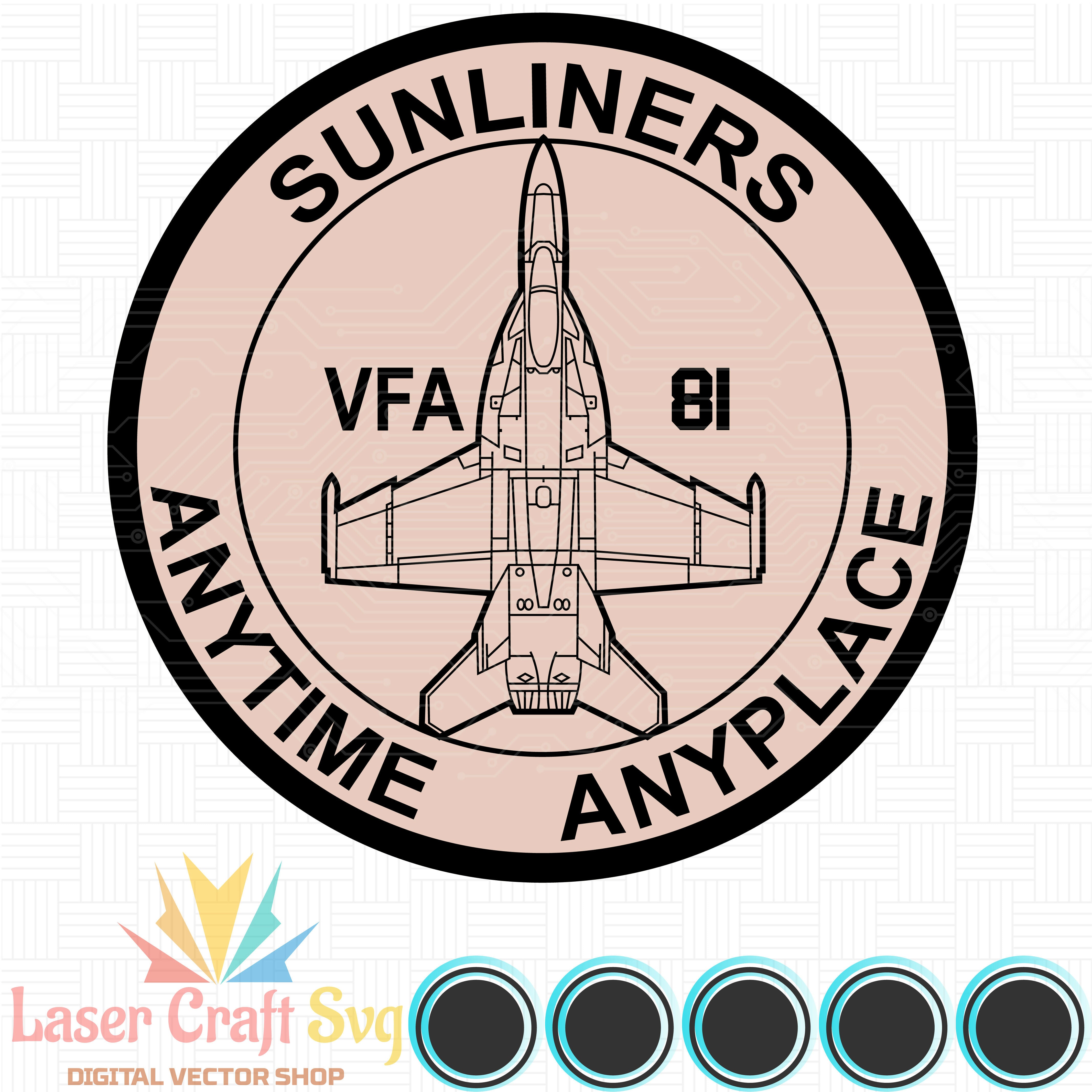 Sunliners Anytime  Anyplace  Air Force Patch-01
