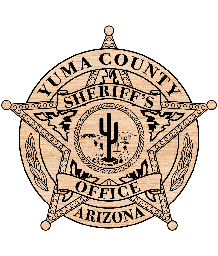 Yuma County Sheriff’s Office Badge SVG, Yuma County Arizona Sheriff Badge Vector, Arizona Sheriff Emblem SVG, Yuma County Law Enforcement Badge, Sheriff Office Badge Vector File