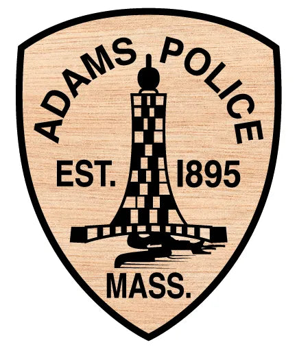 Adams Police Department Patch Massachusetts SVG Law Enforcement Vector