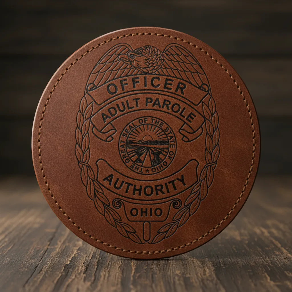 Adult Parole Authority Officer Badge SVG

Parole Officer Law Enforcement Vector

Parole Authority Badge Engraving File

Parole Officer Sign CNC File

Shield Badge Vector for Laser Cutting