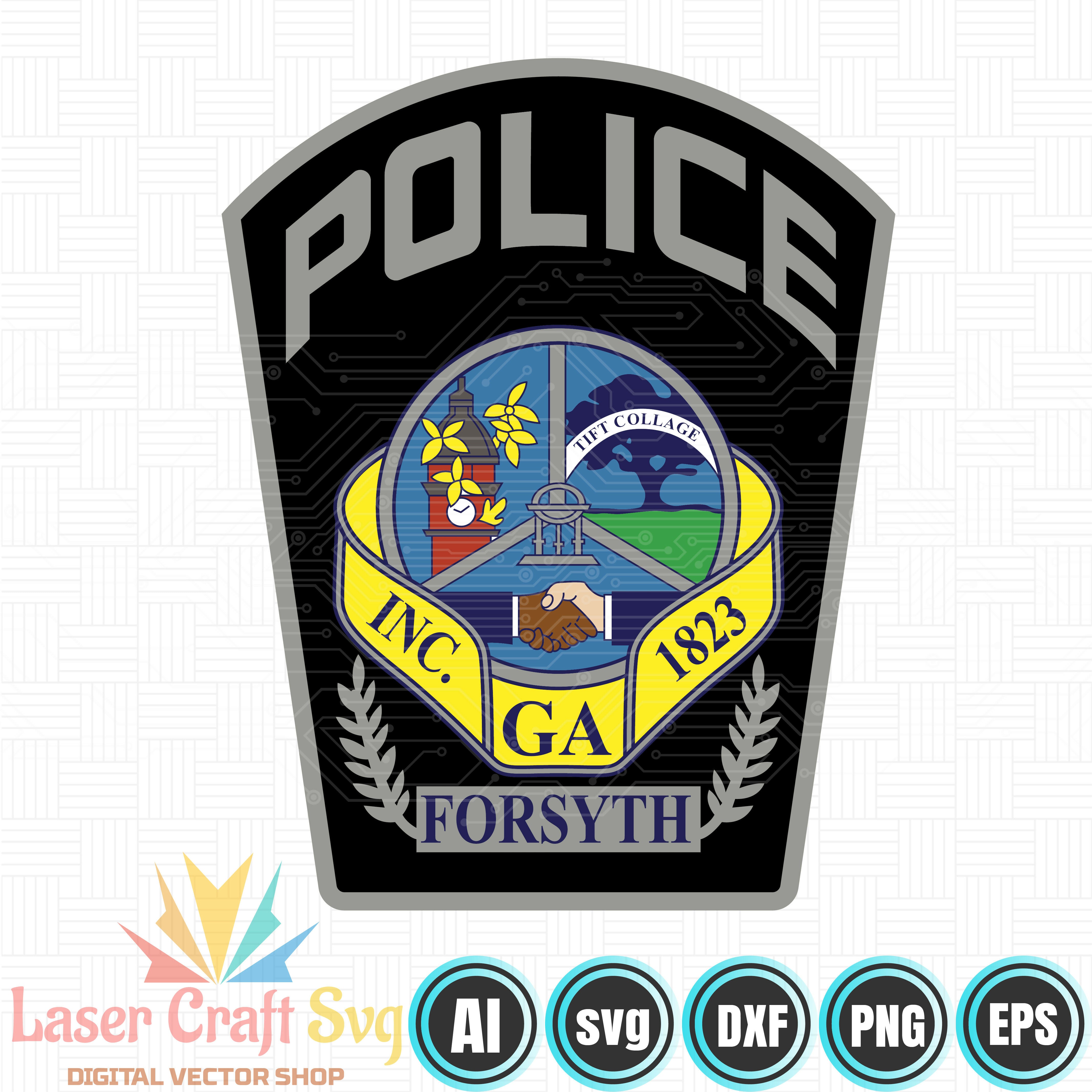 City of Forsyth Police Department Patch-01